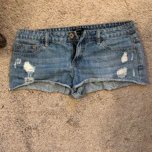 Denim Short Shorts